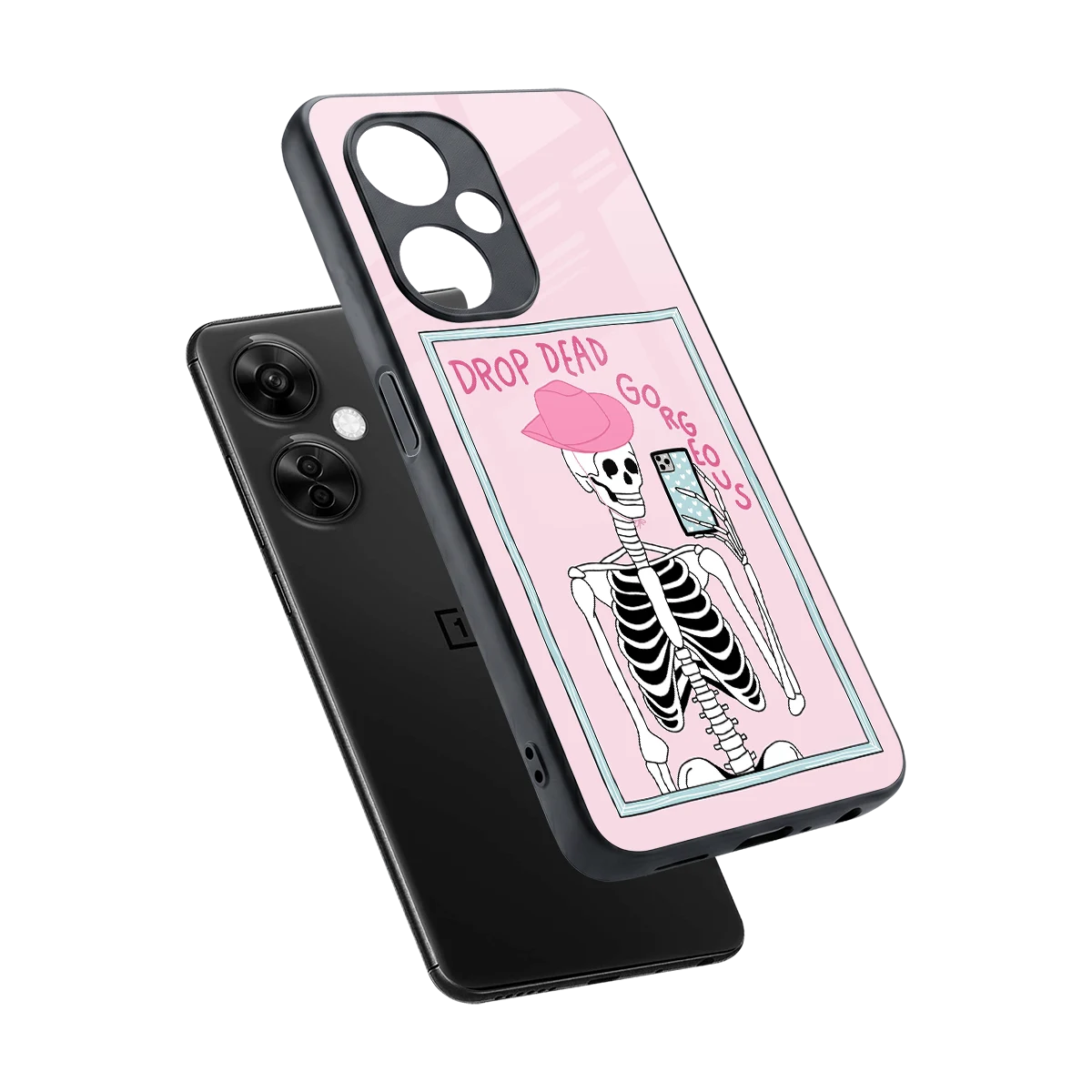 Drop Dead Gorgeous sleek oneplus nord ce 3 lite cover with tempered glass back and TPU edges
