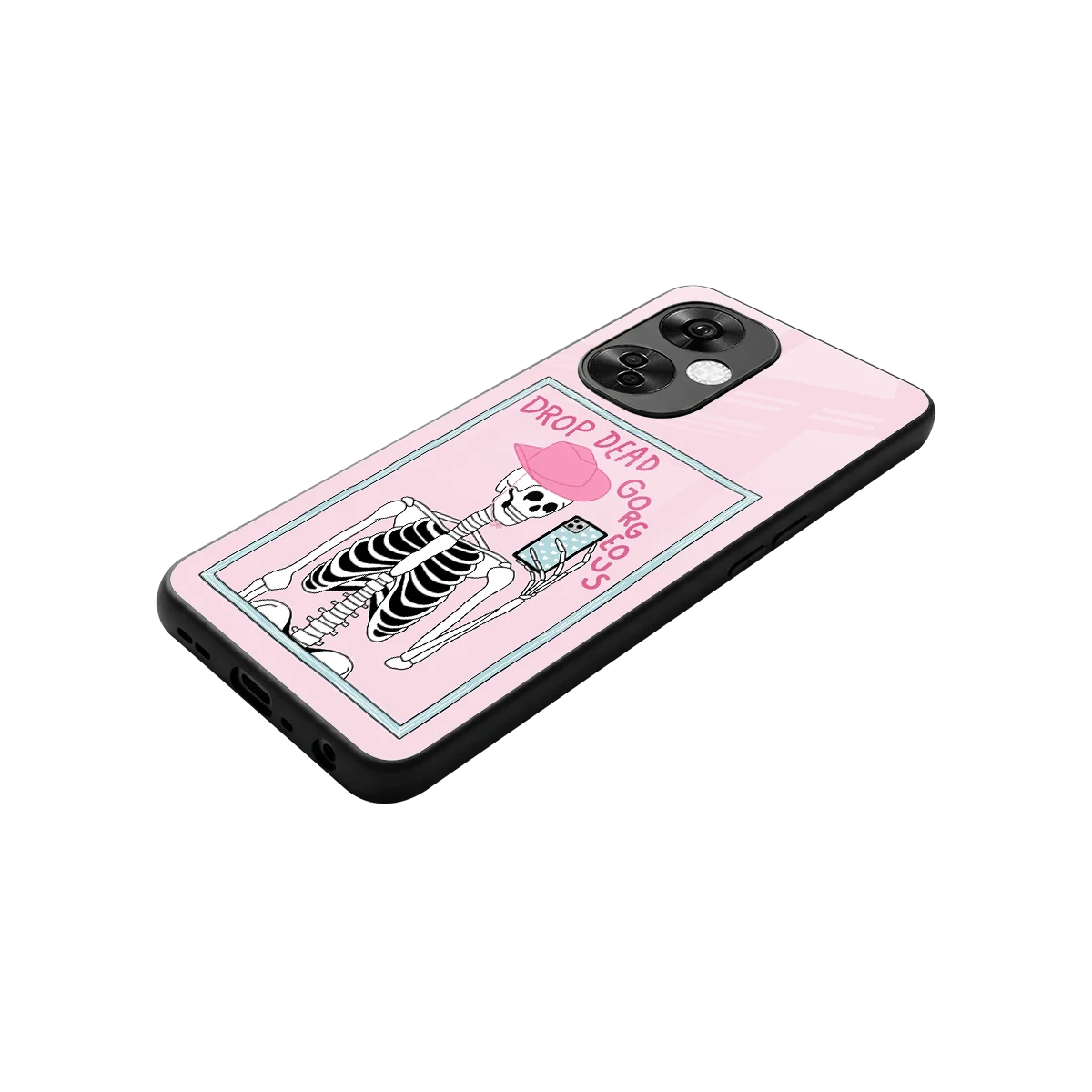 Drop Dead Gorgeous stylish phone case for oneplus nord ce 3 lite | glossy glass and slim fit