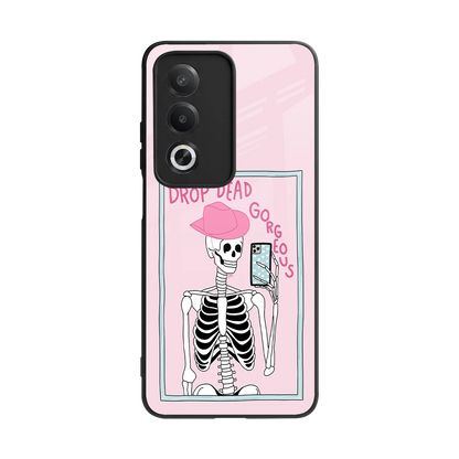 Drop Dead Gorgeous back phone cover | glass case for oppo a3 pro