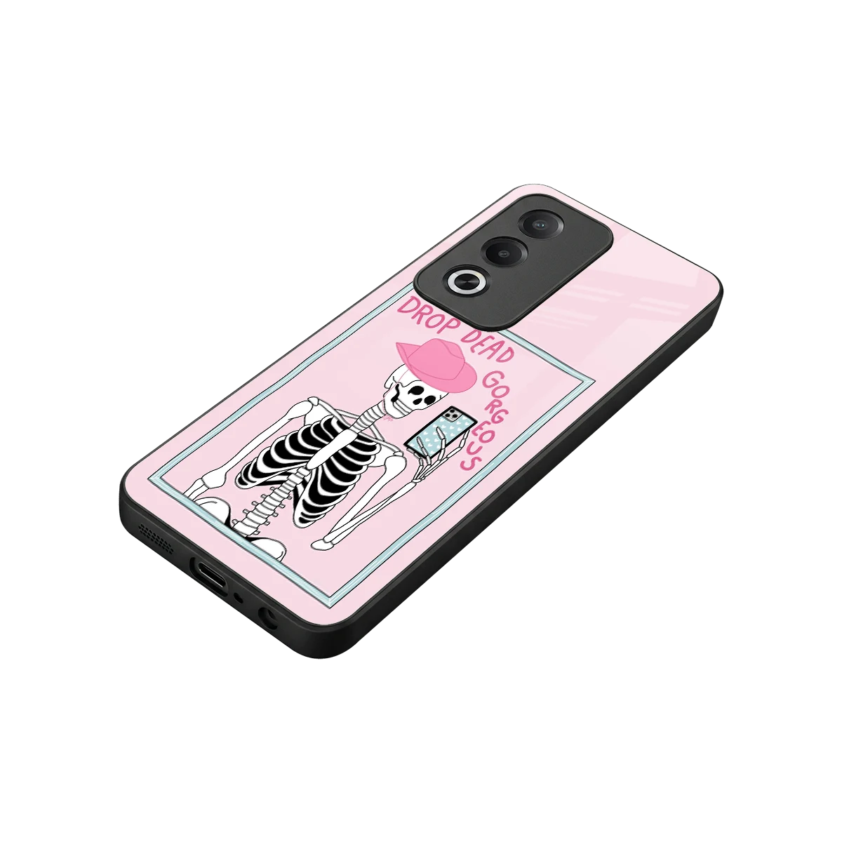 Drop Dead Gorgeous stylish phone case for oppo a3 pro | glossy glass and slim fit