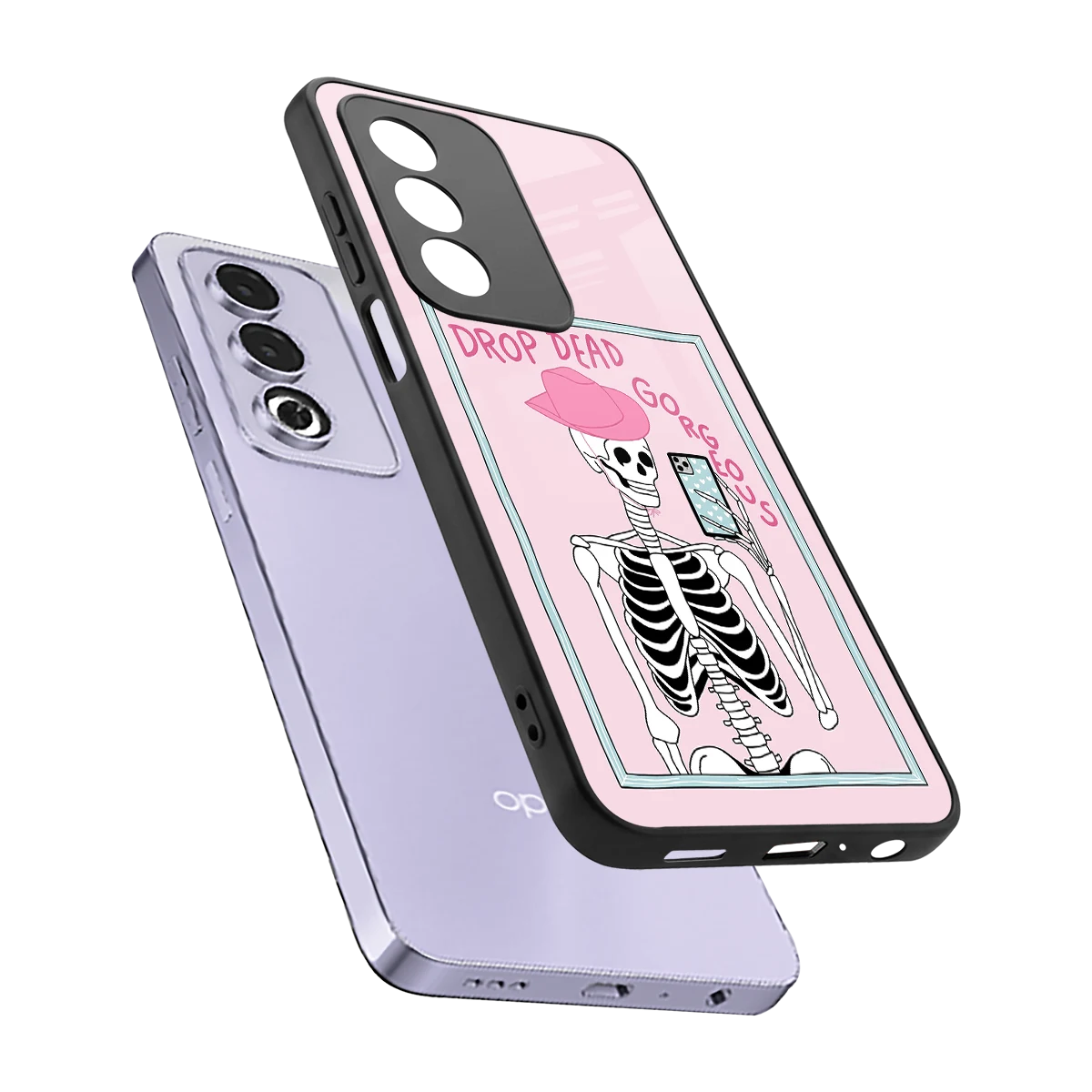 Drop Dead Gorgeous sleek oppo a3 pro cover with tempered glass back and TPU edges