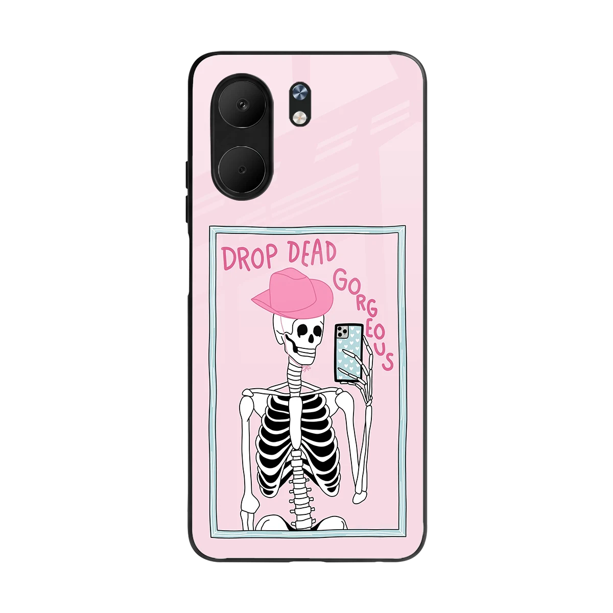 Drop Dead Gorgeous back phone cover | glass case for oppo a5x 5g