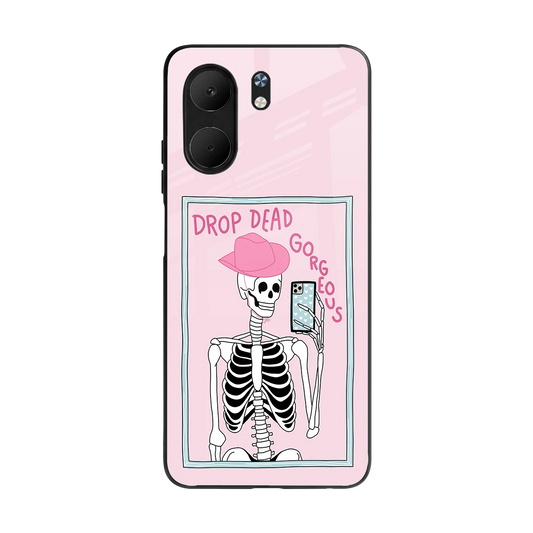 Drop Dead Gorgeous back phone cover | glass case for oppo a5x 5g