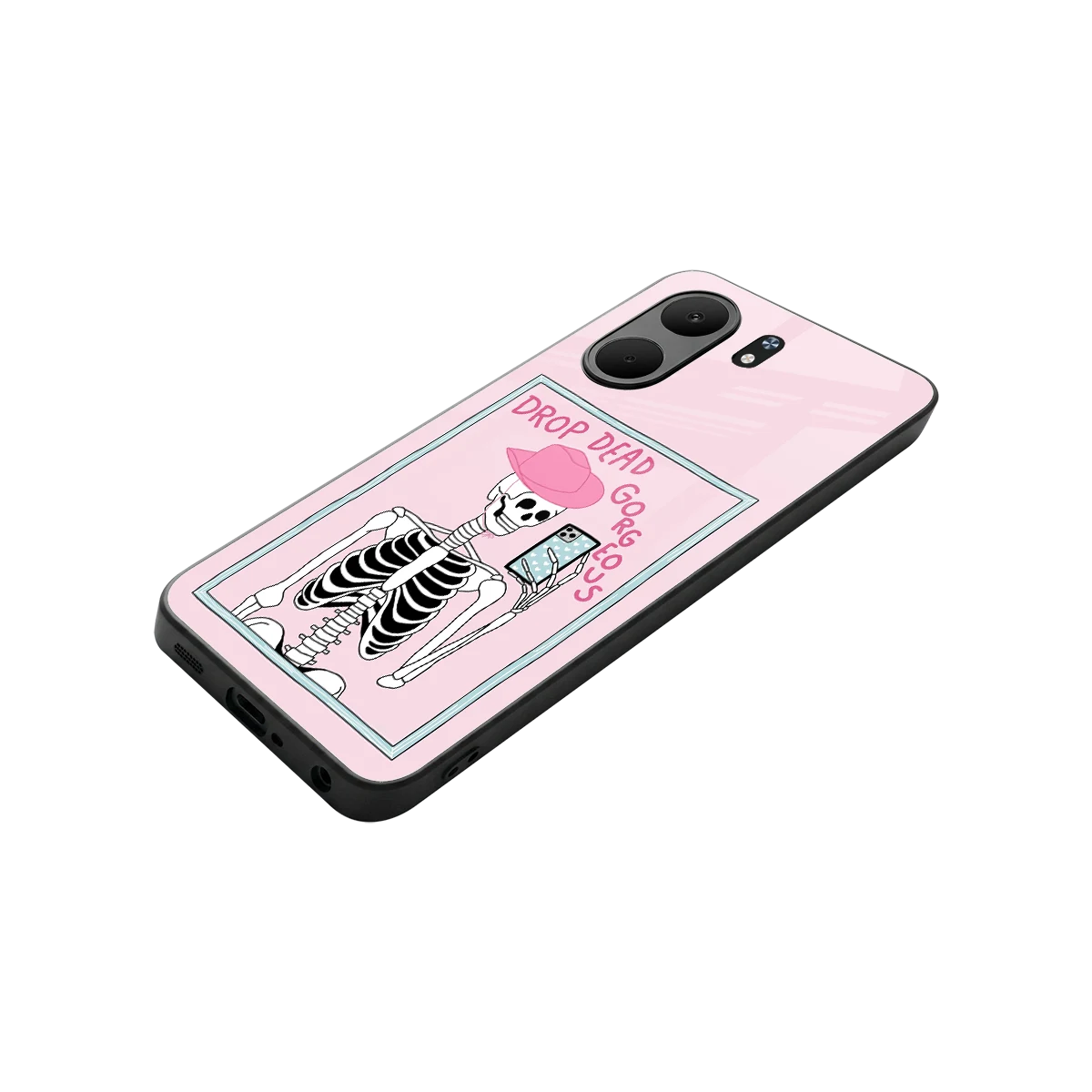 Drop Dead Gorgeous stylish phone case for oppo a5x 5g | glossy glass and slim fit