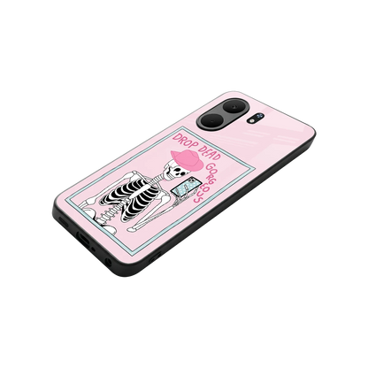 Drop Dead Gorgeous stylish phone case for oppo a5x 5g | glossy glass and slim fit