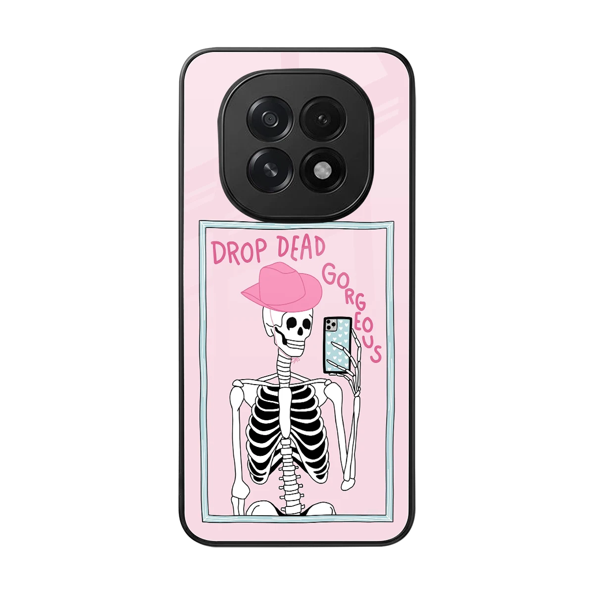 Drop Dead Gorgeous back phone cover | glass case for oppo f29 5g