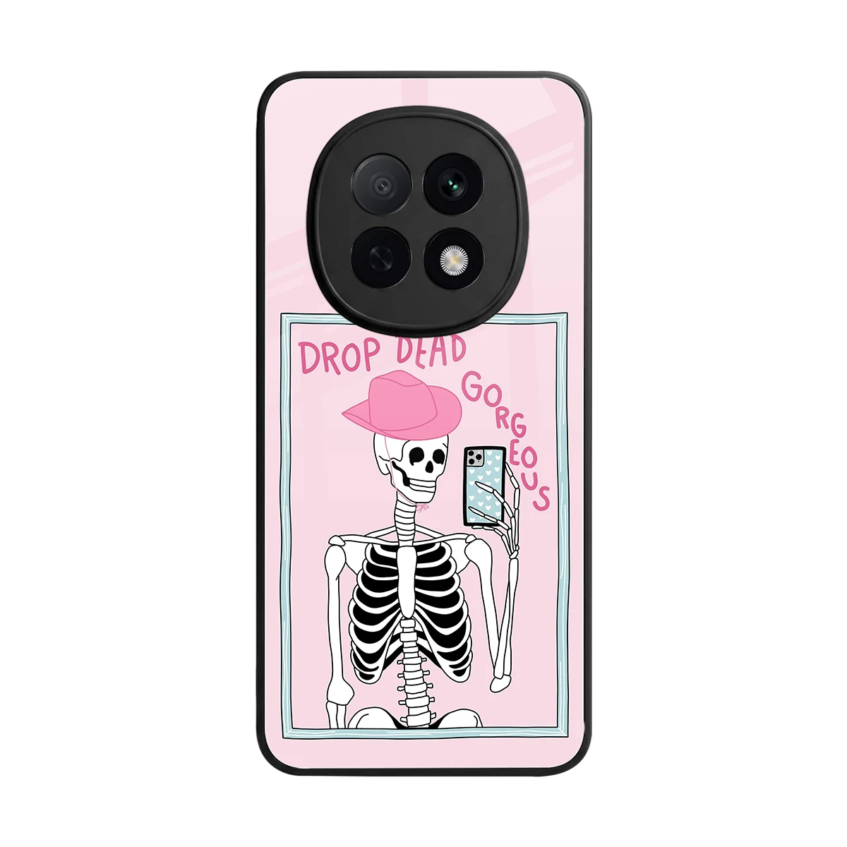 Drop Dead Gorgeous back phone cover | glass case for oppo f29 pro 5g
