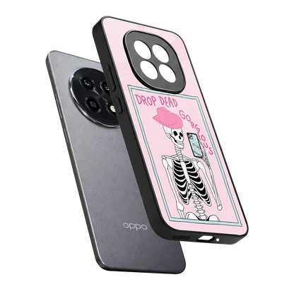 Drop Dead Gorgeous sleek oppo f29 pro 5g cover with tempered glass back and TPU edges