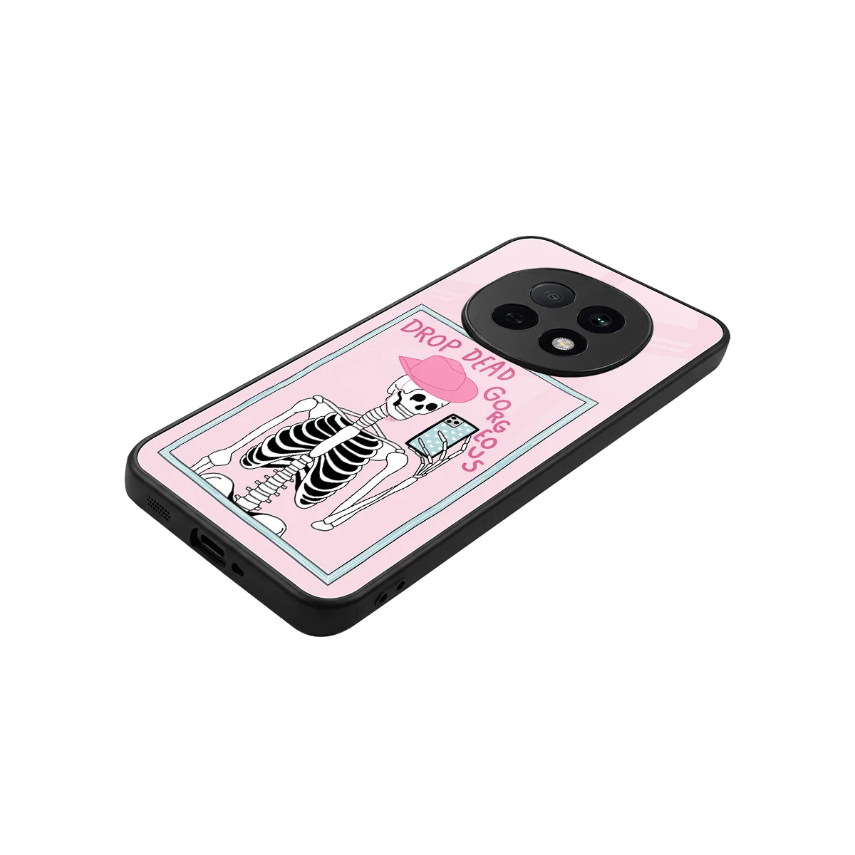 Drop Dead Gorgeous stylish phone case for oppo f29 pro 5g | glossy glass and slim fit