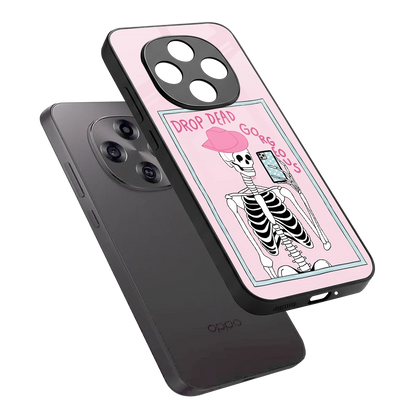 Drop Dead Gorgeous sleek oppo f31 pro 5g cover with tempered glass back and TPU edges