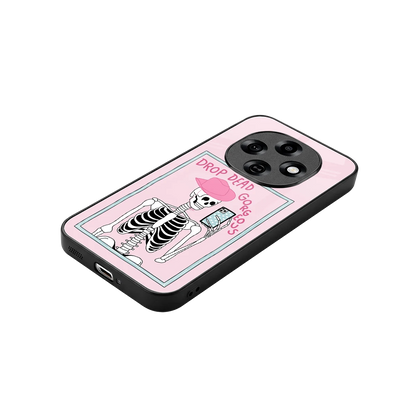 Drop Dead Gorgeous stylish phone case for oppo f31 pro 5g | glossy glass and slim fit