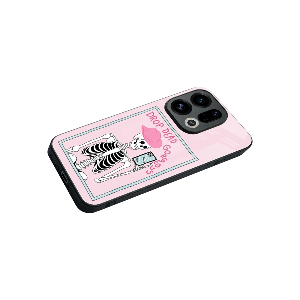 Drop Dead Gorgeous stylish phone case for oppo find x9 | glossy glass and slim fit