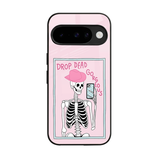 Drop Dead Gorgeous back phone cover | glass case for google pixel 10