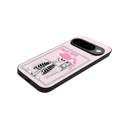 Drop Dead Gorgeous stylish phone case for google pixel 10 | glossy glass and slim fit
