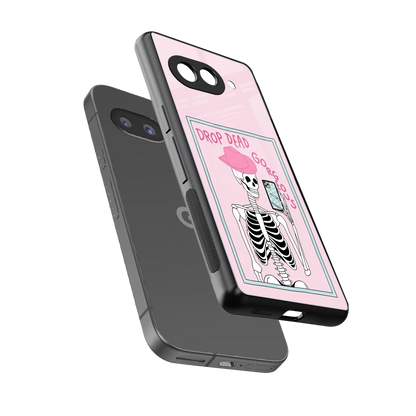 Drop Dead Gorgeous sleek google pixel 10a cover with tempered glass back and TPU edges