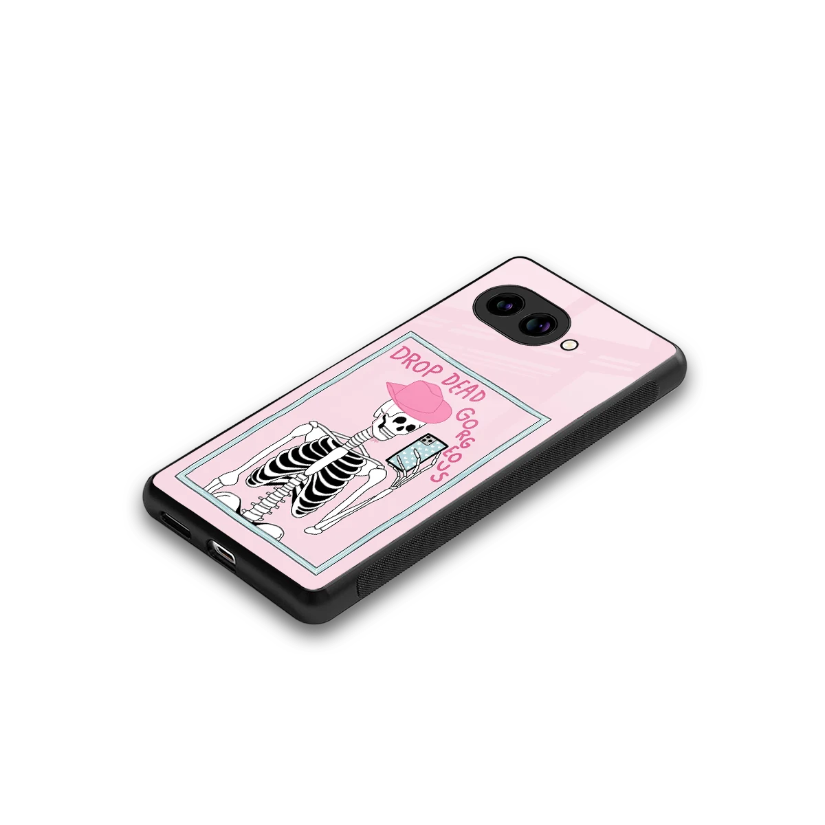 Drop Dead Gorgeous stylish phone case for google pixel 10a | glossy glass and slim fit
