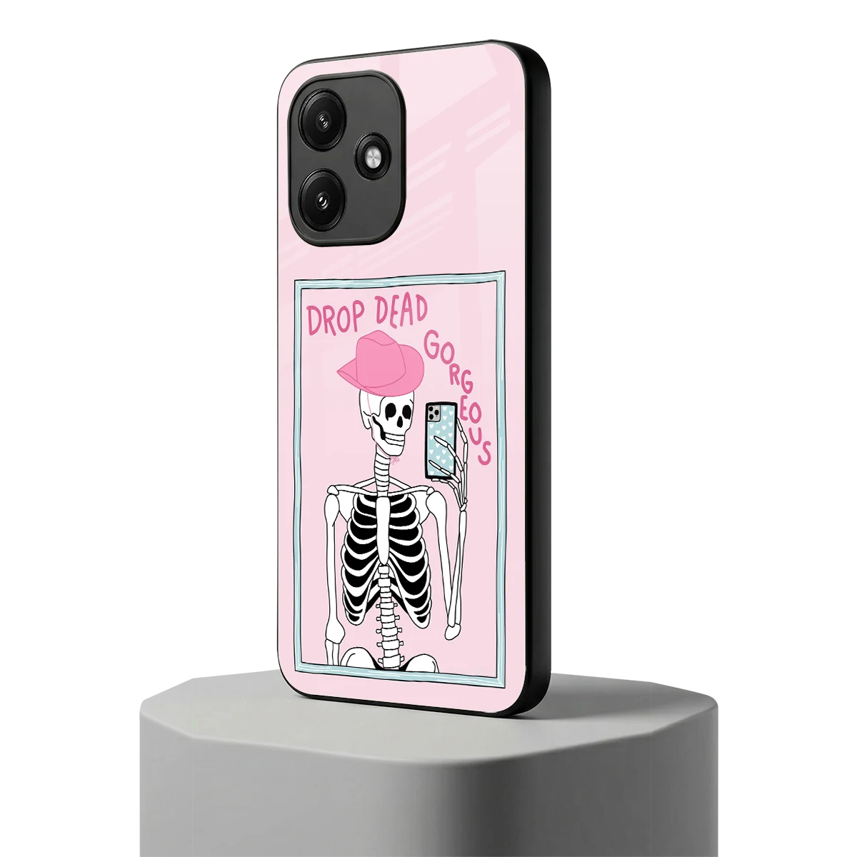 Drop Dead Gorgeous redmi 12 5g mobile cover | shockproof glass phone case