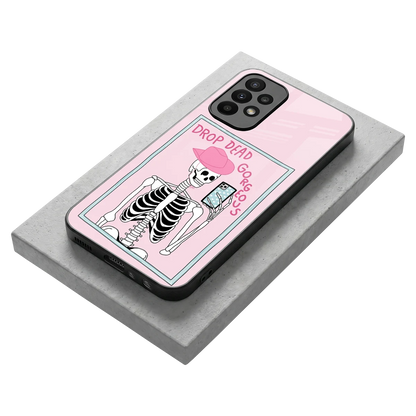 Drop Dead Gorgeous stylish phone case for samsung galaxy a23 | glossy glass and slim fit