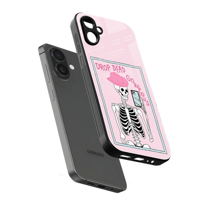 Drop Dead Gorgeous sleek samsung galaxy a06 5g cover with tempered glass back and TPU edges