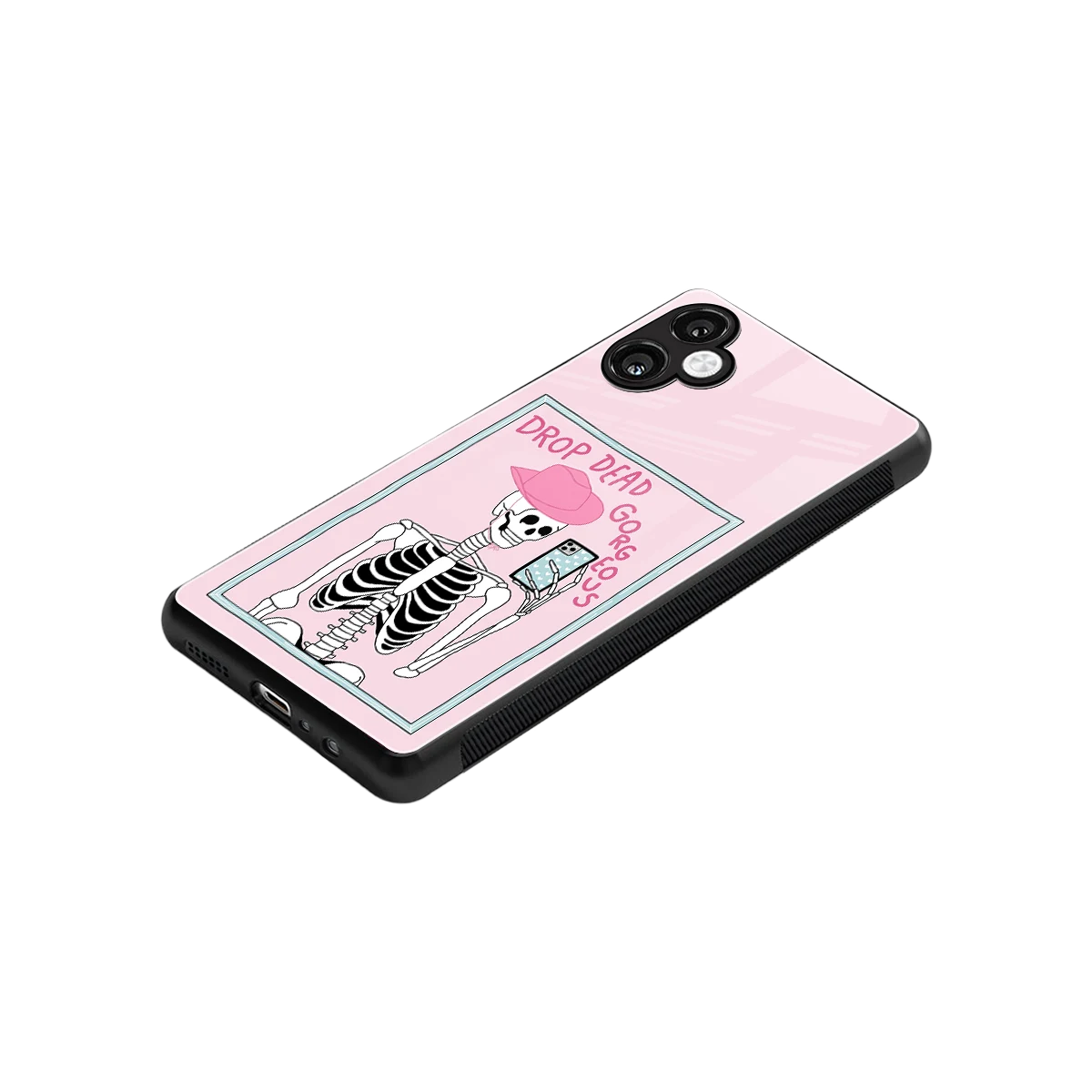 Drop Dead Gorgeous stylish phone case for samsung galaxy a06 5g | glossy glass and slim fit
