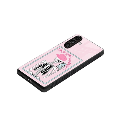 Drop Dead Gorgeous stylish phone case for samsung galaxy a35 5g | glossy glass and slim fit