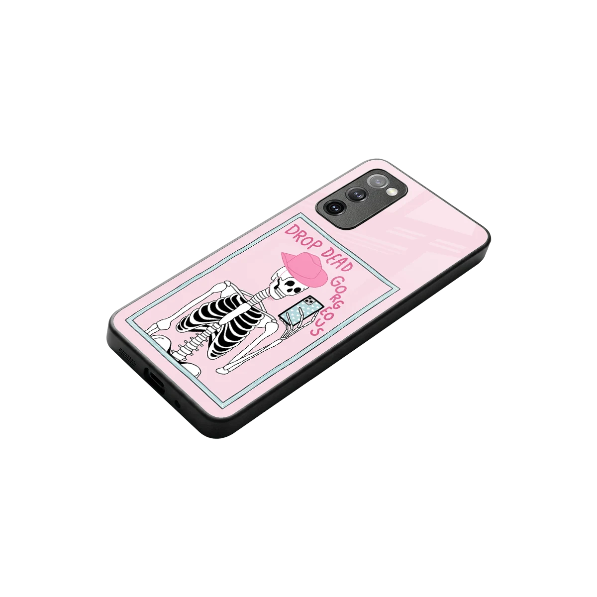 Drop Dead Gorgeous stylish phone case for samsung galaxy s20 fe | glossy glass and slim fit