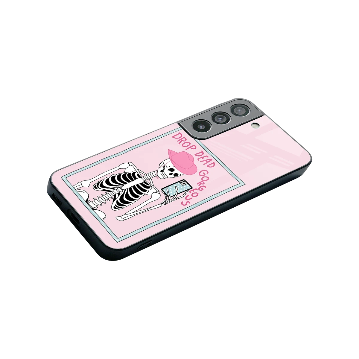 Drop Dead Gorgeous stylish phone case for samsung galaxy s22 | glossy glass and slim fit