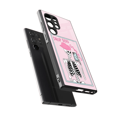 Drop Dead Gorgeous sleek samsung galaxy s24 ultra cover with tempered glass back and TPU edges