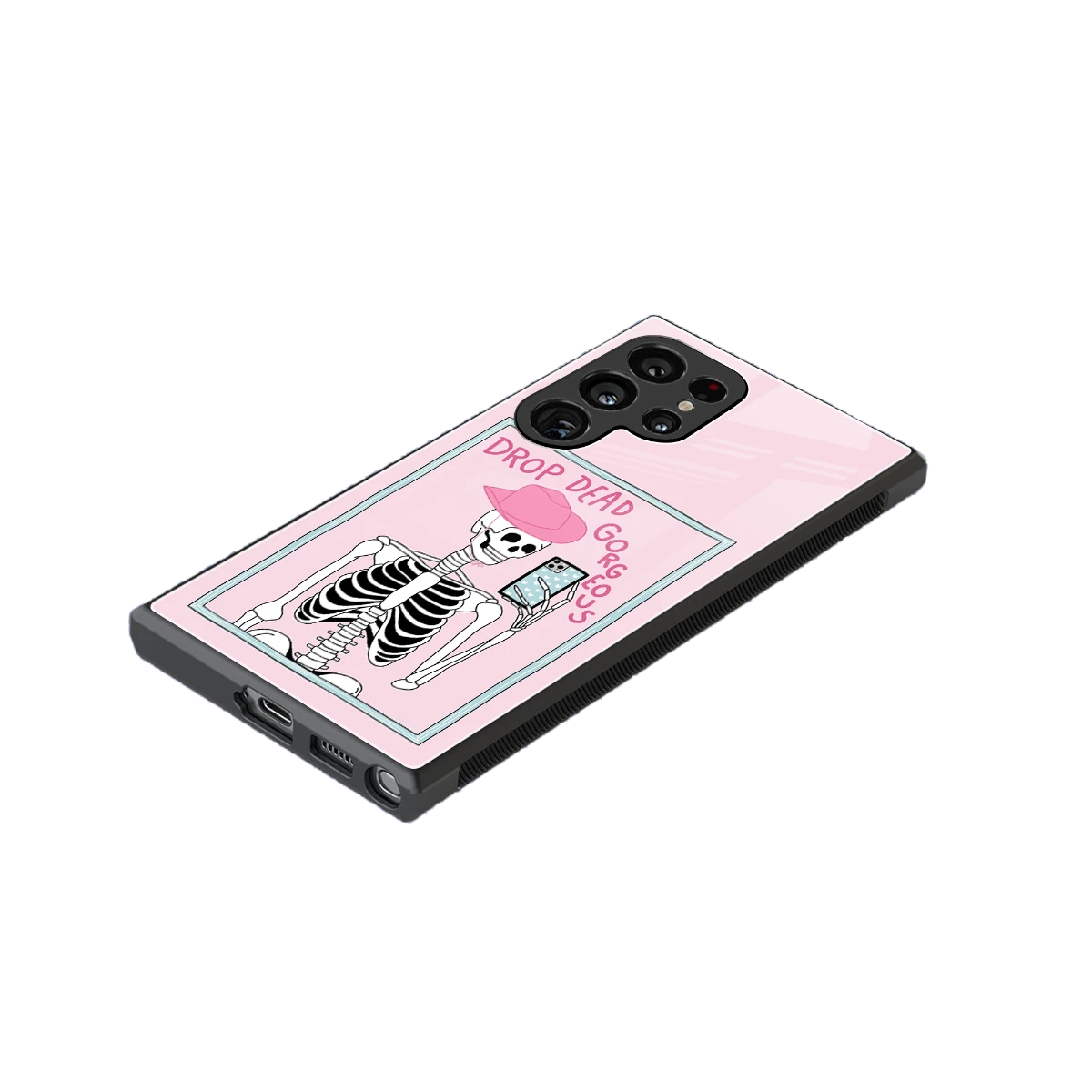Drop Dead Gorgeous stylish phone case for samsung galaxy s24 ultra | glossy glass and slim fit