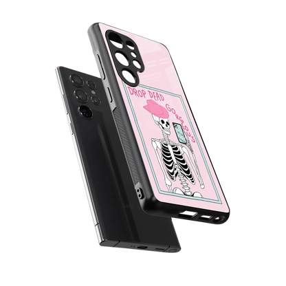 Drop Dead Gorgeous sleek samsung galaxy s25 ultra cover with tempered glass back and TPU edges