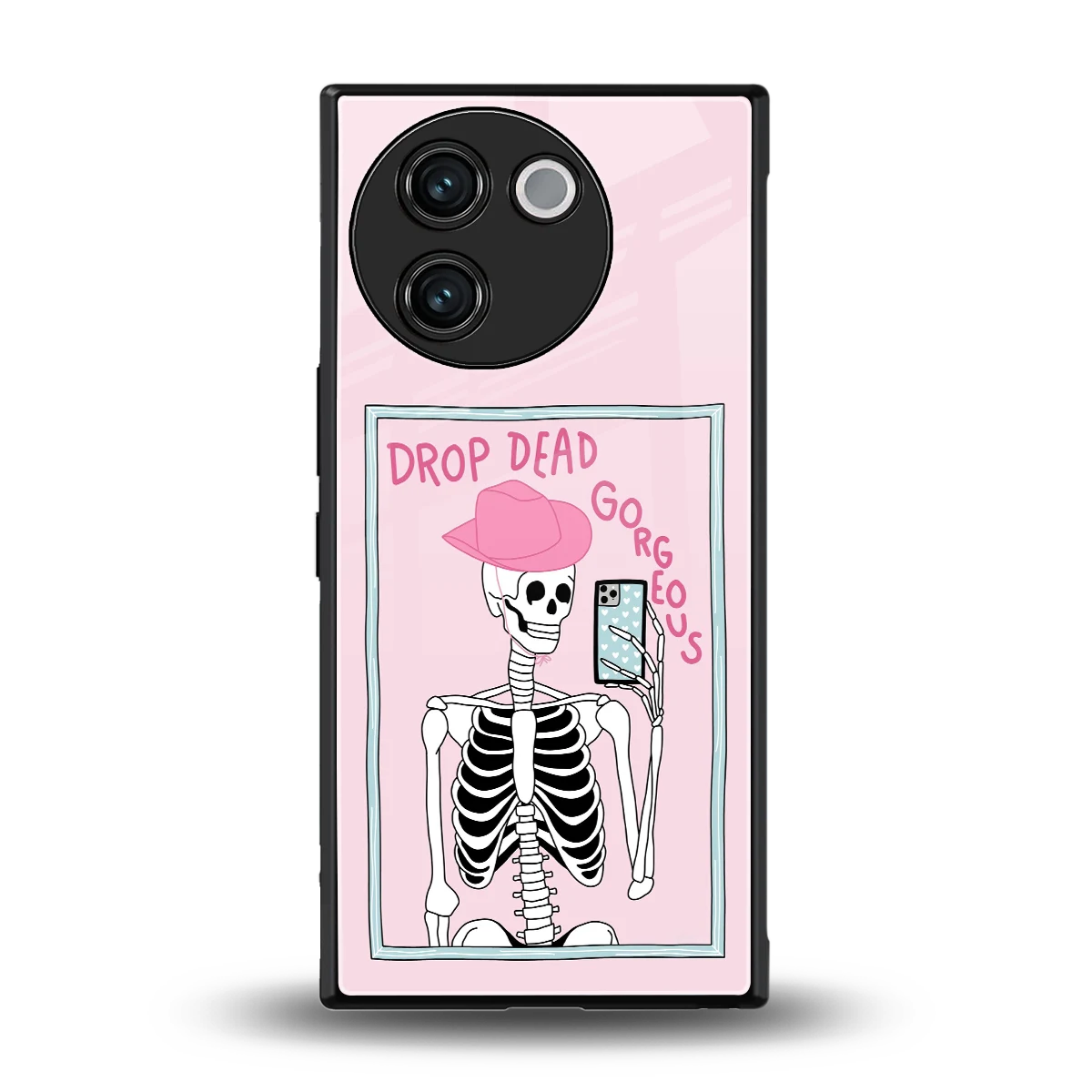Drop Dead Gorgeous back phone cover | glass case for vivo v30e