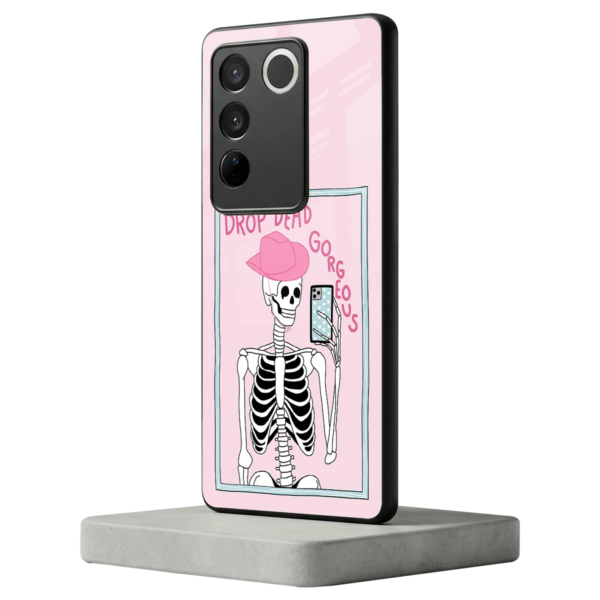 Drop Dead Gorgeous vivo v27 5g mobile cover | shockproof glass phone case