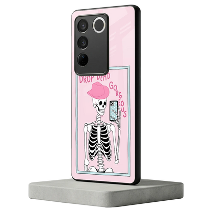 Drop Dead Gorgeous vivo v27 5g mobile cover | shockproof glass phone case