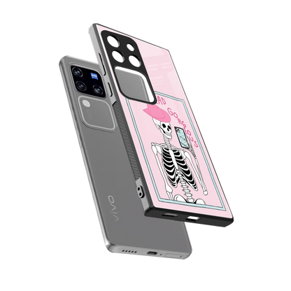 Drop Dead Gorgeous sleekvivo v30 pro cover with tempered glass back and TPU edges