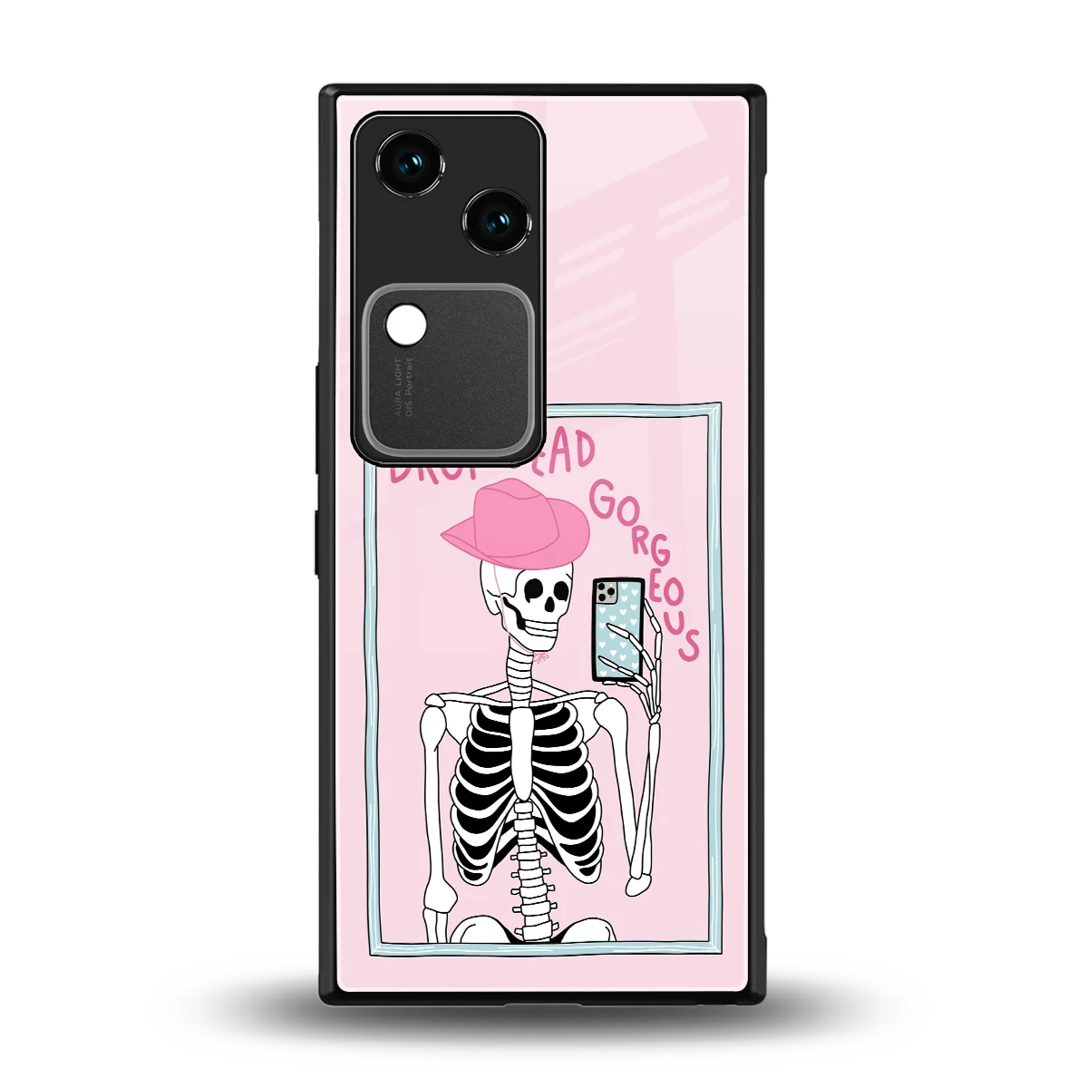 Drop Dead Gorgeous back phone cover | glass case for vivo v30