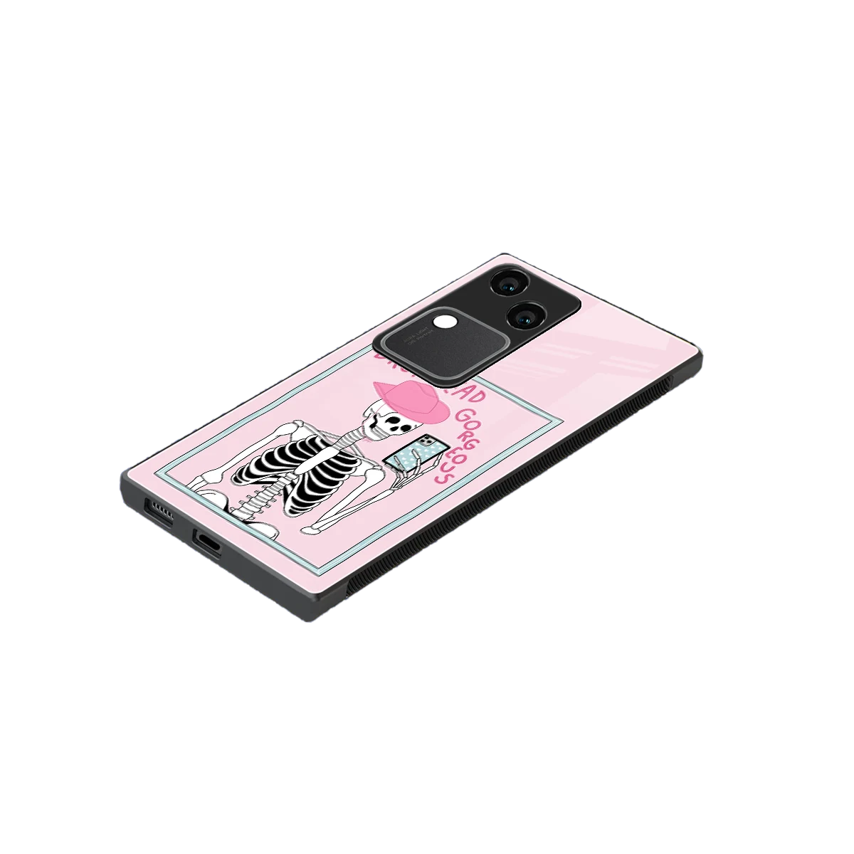 Drop Dead Gorgeous stylish phone case for vivo v30 | glossy glass and slim fit