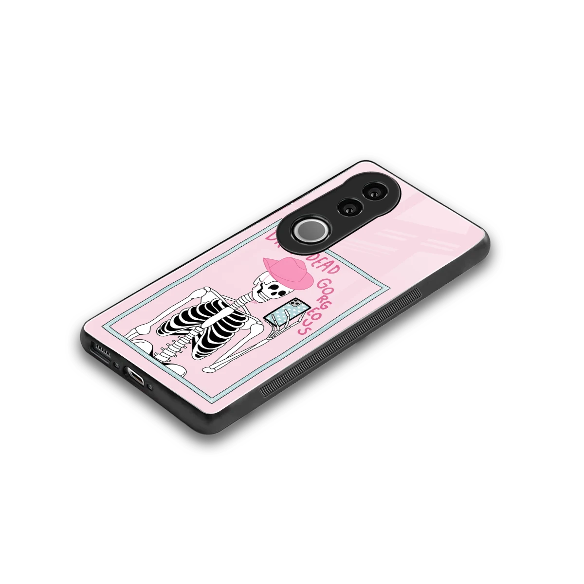 Drop Dead Gorgeous stylish phone case for vivo v50 | glossy glass and slim fit