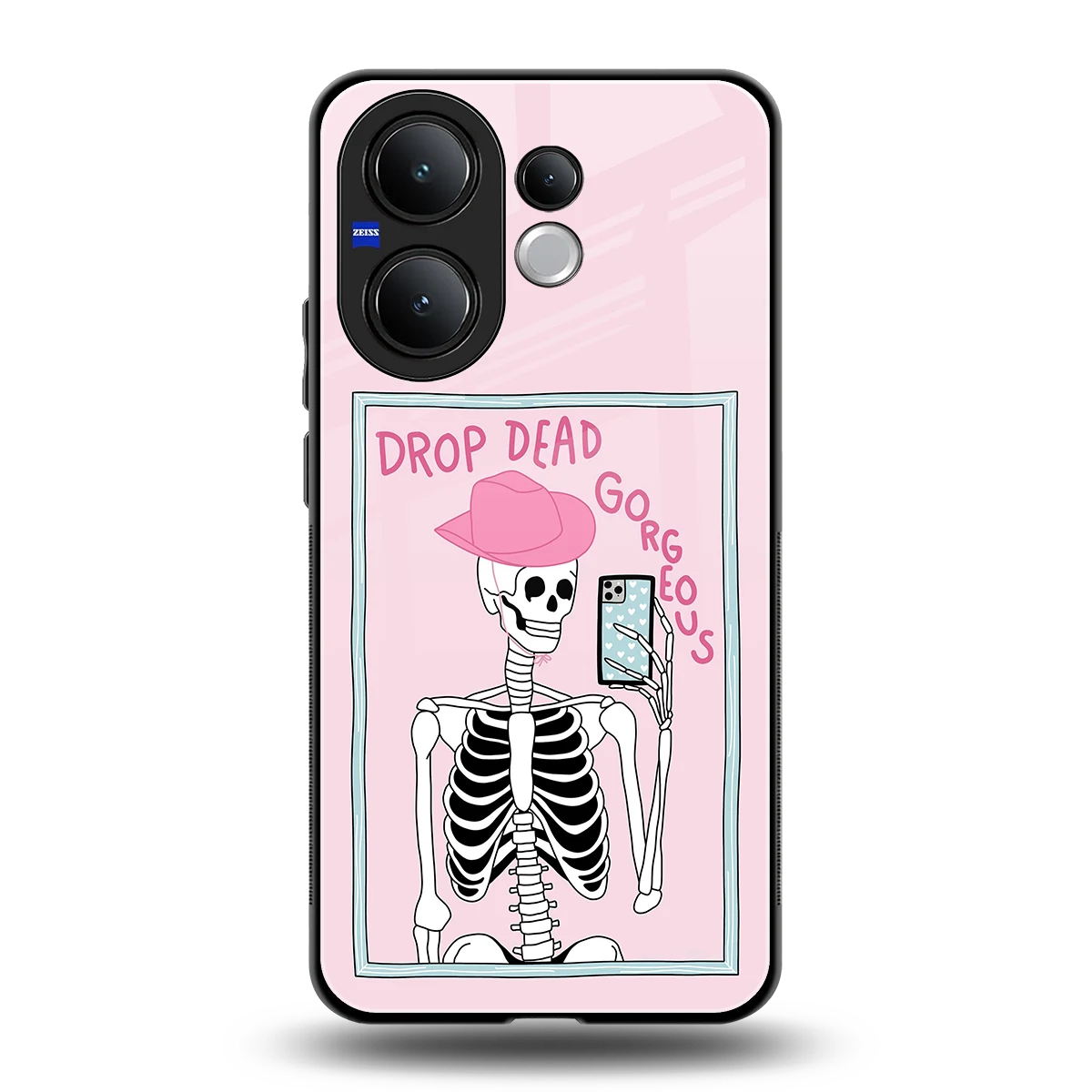 Drop Dead Gorgeous back phone cover | glass case for vivo v60