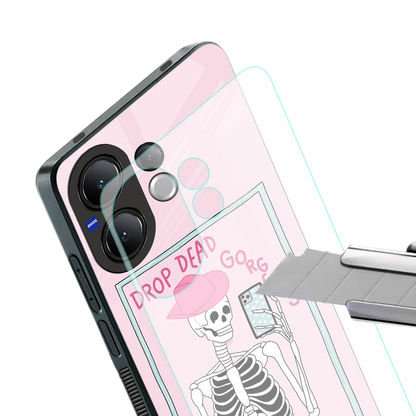 Drop Dead Gorgeous stylish phone case for vivo v60 | glossy glass and slim fit