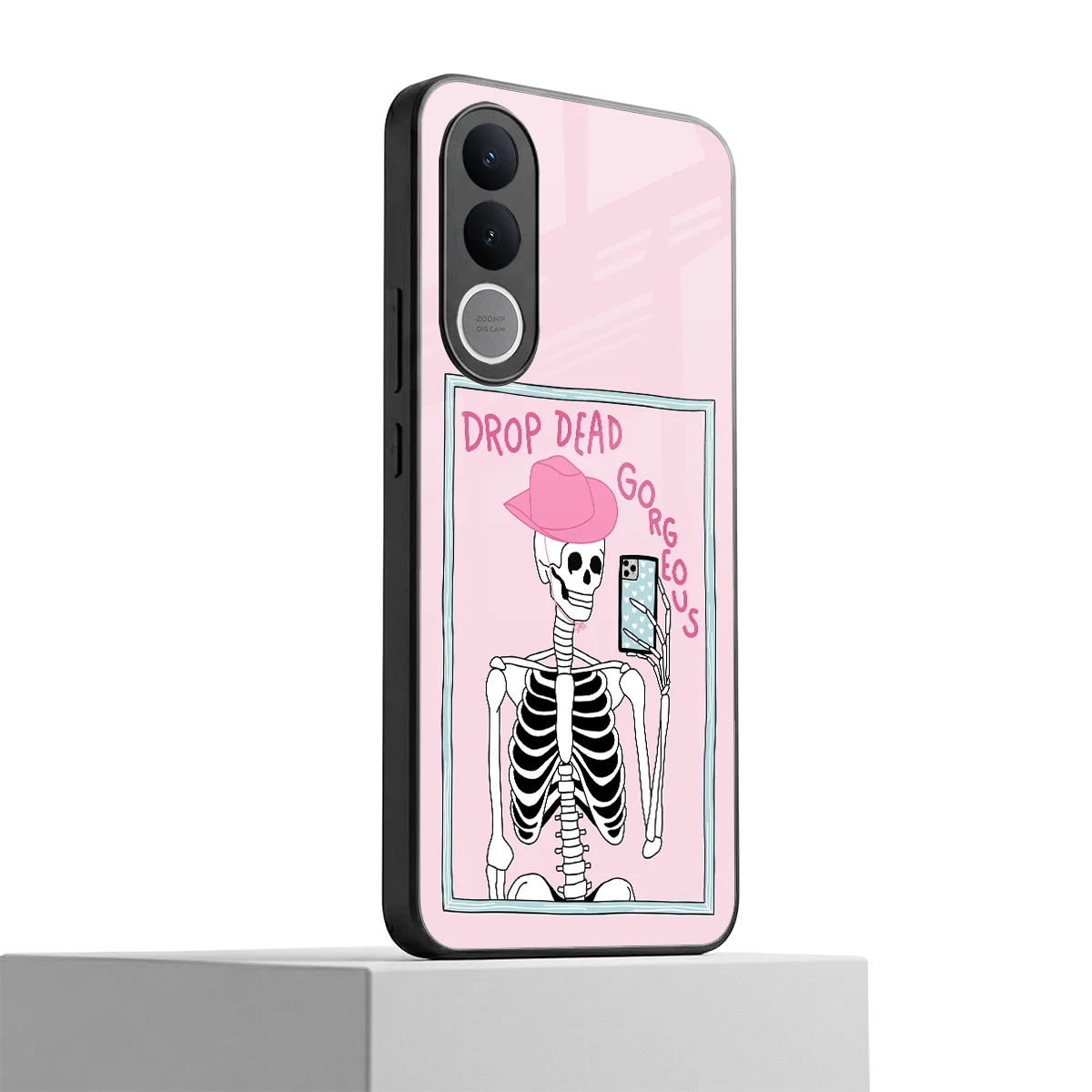 Drop Dead Gorgeous vivo v70 fe mobile cover | shockproof glass phone case