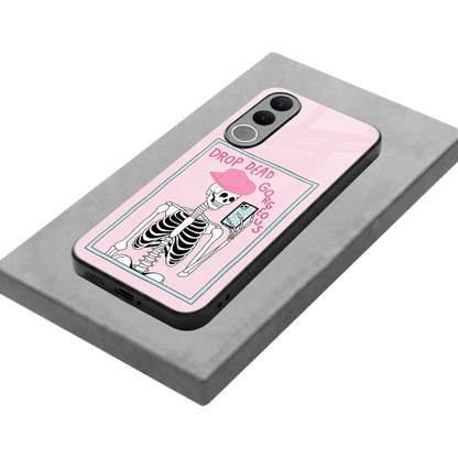 Drop Dead Gorgeous stylish phone case for vivo v70 fe | glossy glass and slim fit