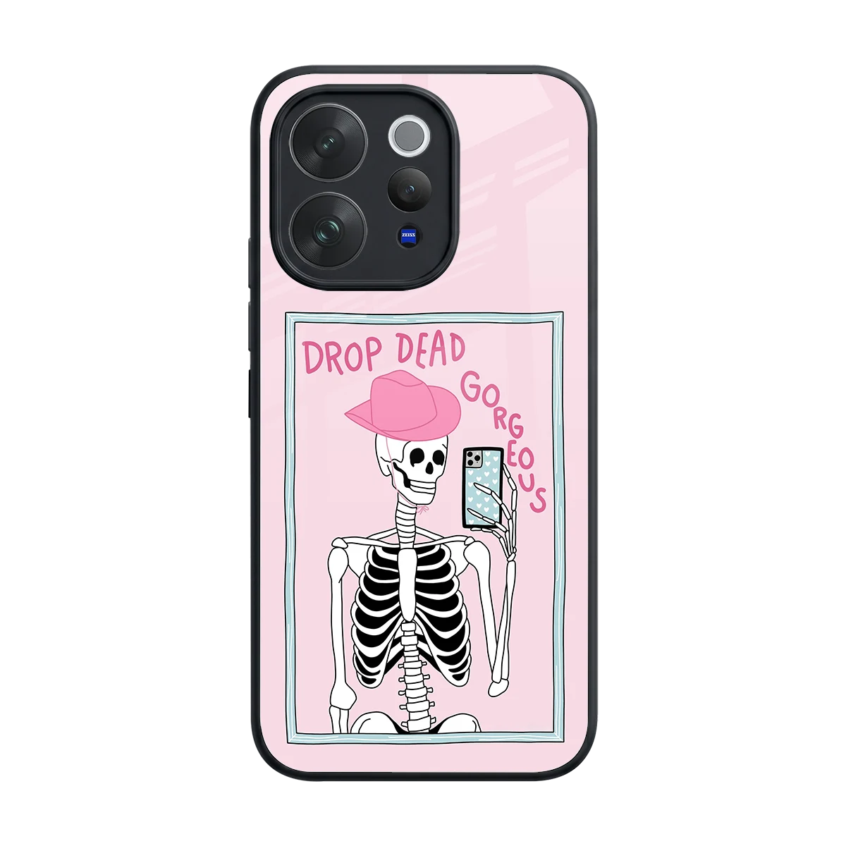 Drop Dead Gorgeous back phone cover | glass case for vivo v70