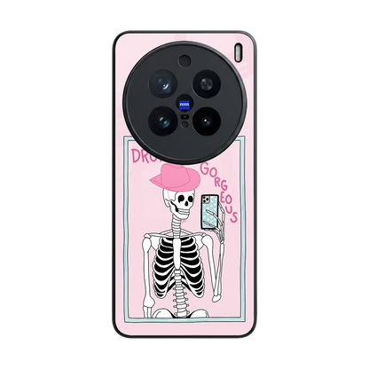 Drop Dead Gorgeous back phone cover | glass case for vivo x200 pro