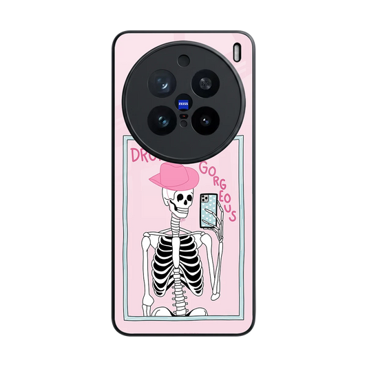 Drop Dead Gorgeous back phone cover | glass case for vivo x200 pro