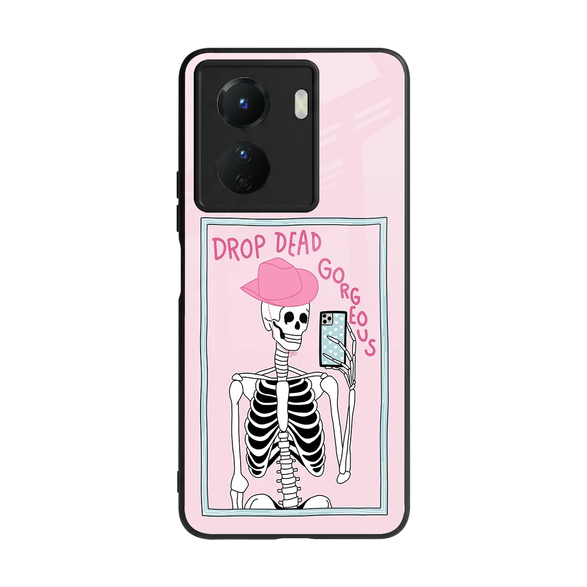 Drop Dead Gorgeous back phone cover | glass case for vivo y16