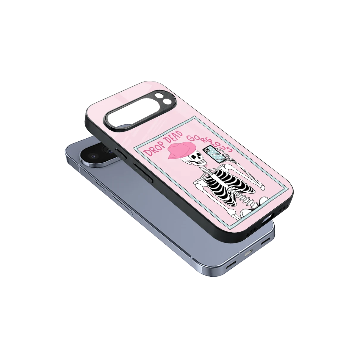 Drop Dead Gorgeous sleek google pixel 10 pro cover with tempered glass back and TPU edges