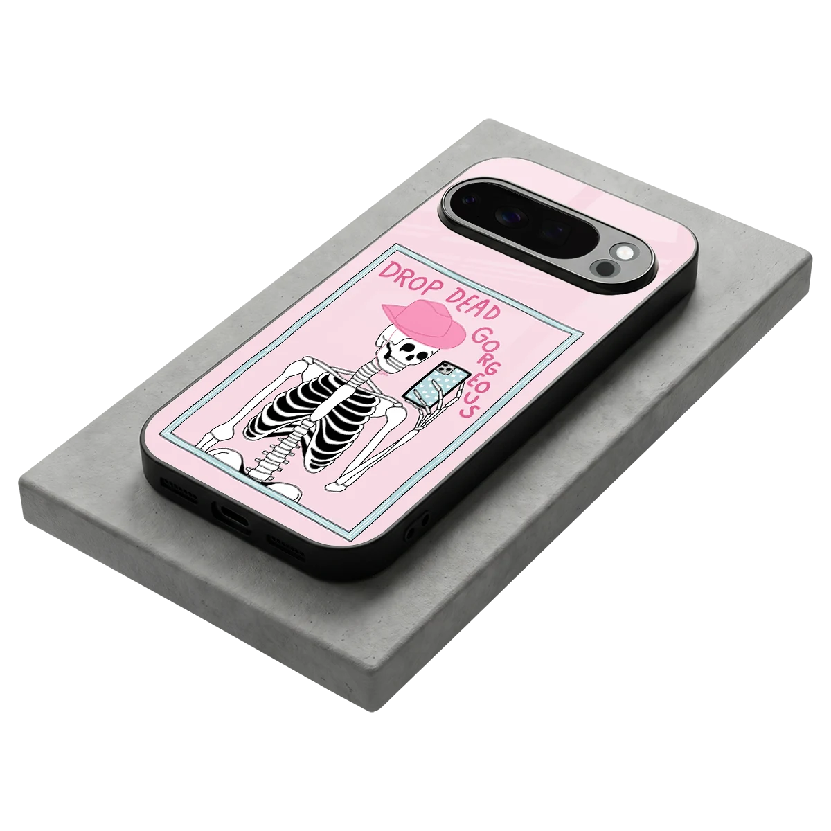 Drop Dead Gorgeous stylish phone case for google pixel 10 pro | glossy glass and slim fit