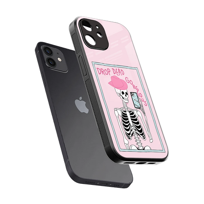 Drop Dead Gorgeous sleek iphone 11 cover with tempered glass back and TPU edges