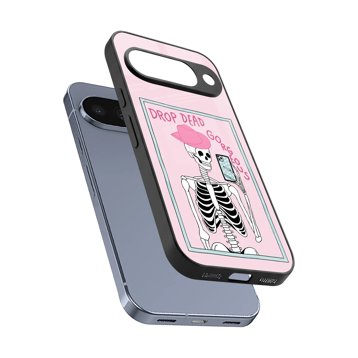 Drop Dead Gorgeous sleek google pixel 10 cover with tempered glass back and TPU edges