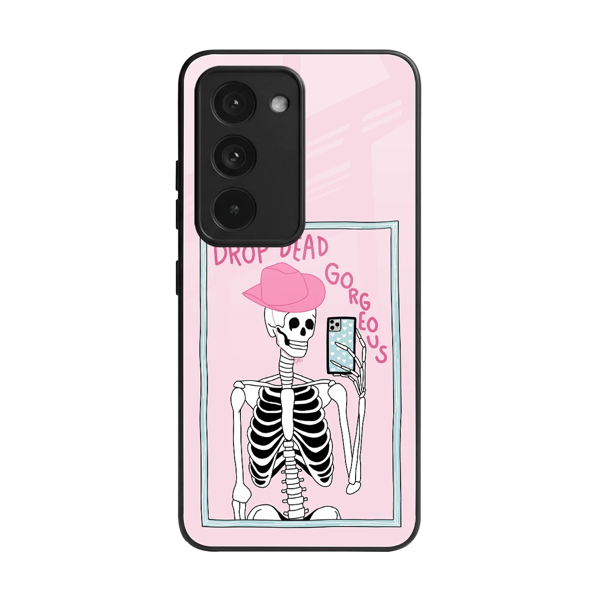 Drop Dead Gorgeous back phone cover | glass case for redmi 15 5g
